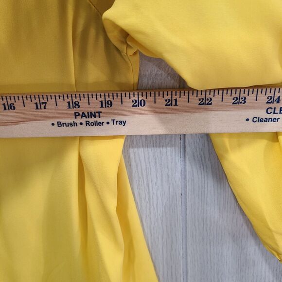 Valerie Stevens Off Shoulder Top Yellow Size XL Lace Bottom - Picture 10 of 10